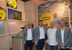 Tino Rikkers, Leon Strik, Wolfgang Block, Bart Bakker and behind them Jakob Johansson. It's a pity for Jakob. He had to miss this trade show.  He'was laying in his bed due to a flu. Get well soon, Jakob. See you next time.